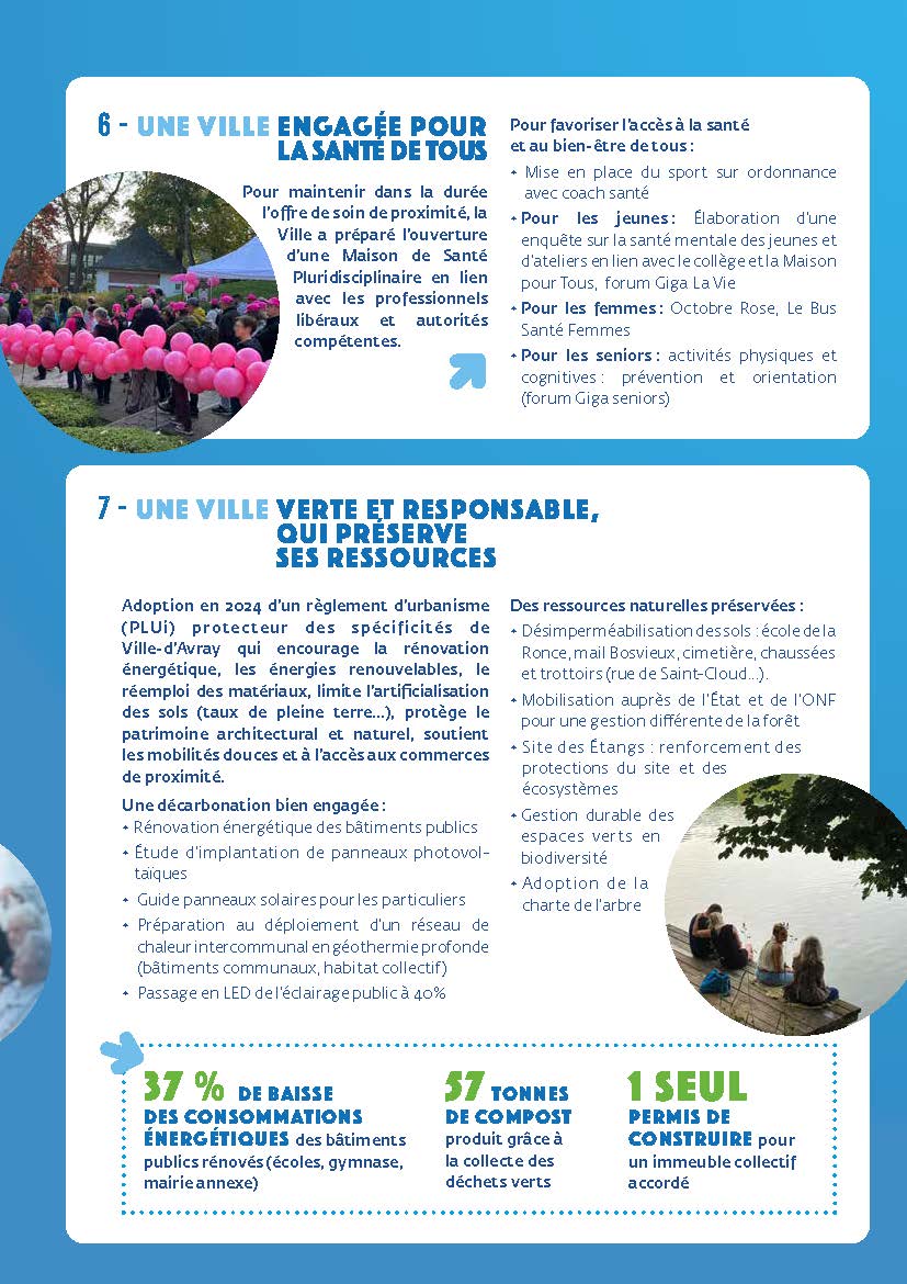 Bilan mandat Ville d'Avray pour tous maire aline de marcillac