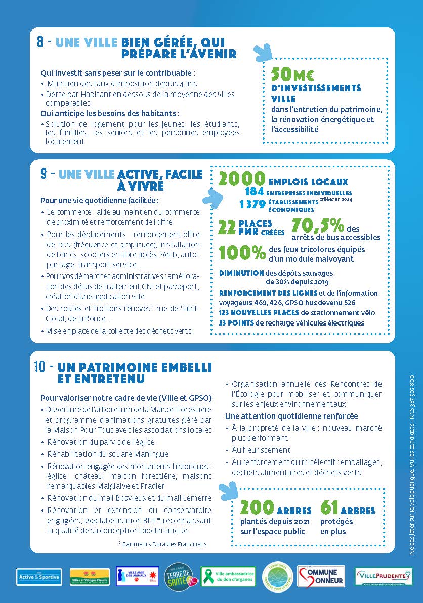 Bilan mandat Ville d'Avray pour tous maire aline de marcillac